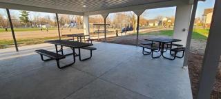 Main City Park Picnic Area behind the Restroom Shelters